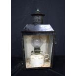 An antique Railway platform lamp 62 cm .