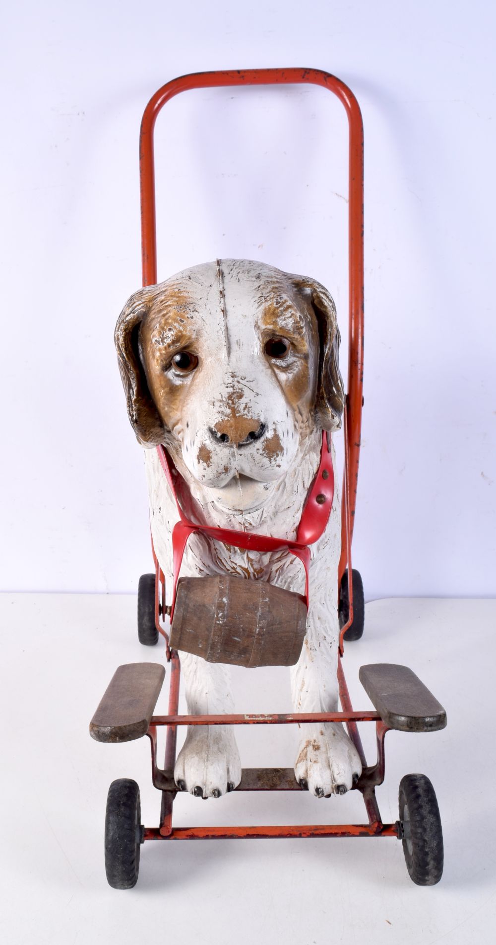 A Tri-ang ride-on rubber toy St. Bernard. 61 x 50cm. - Image 2 of 3
