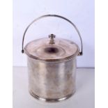 A LARGE CHRISTOFLE SILVER PLATED ICE BUCKET. 1538 grams. 19 cm x 15 cm.
