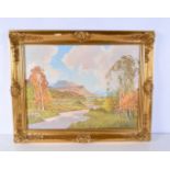 A framed 20th Century oil on canvas of Ben Nevis by John Cochran. 44 x 59 cm.