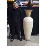 A huge 20th Contemporary vase 135 cm.