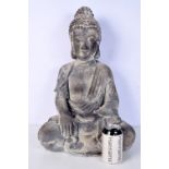 A seated Buddha garden feature 53 cm.