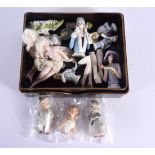 ASSORTED PORCELAIN PIN DOLLS. Largest 6 cm high. (qty)