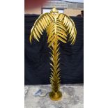 A large novelty palm tree lamp 154 cm