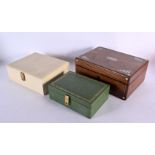THREE BOXES containing costume jewellery. (qty)