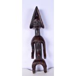 African carved wooden Tribal Senufo figure 39 cm.