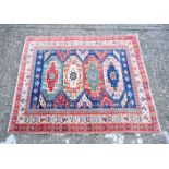 A Kazac rug 142 x 122 cm.