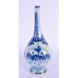 A CHINESE BLUE AND WHITE ISLAMIC MARKET ROSE WATER SPRINKLER 20th Century. 14 cm high.