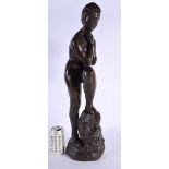 Wilhelm Lehmbruck (1881-1919) German, Bronze, Nude female. 60 cm x 15 cm. Note: See an identical fig