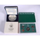 A JAMAICAN 1979 SILVER PROOF COIN and another proof kit. (2)