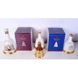 A collection of sealed Bells Whisky bells largest 75 cl. (6)