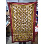A Persian fabric 87 x 138 cm