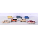 A collection of Dinky model cars (7).