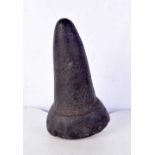 A Basalt Hawaiian Tribal Poi pounding stone 19 cm