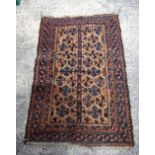 A small Caucasian rug 132 x 85 cm