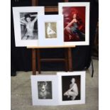 A collection of photographs of nude females etc 44 x 29.5 cm (5).