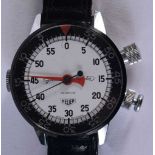 AN UNUSUAL VINTAGE HEUER GAME MASTER WRISTWATCH. 5.5 cm wide inc winder.