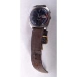 A SEIKO BLACK DIAL BELL MATIC WRISTWATCH. Dial4cm incl crown, working