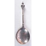 AN ORIENTAL SILVER SPOON. Chinese marks, 14.9cm x 5cm, weight 46g
