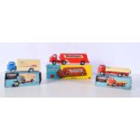 A boxed Corgi Bedford Mobil gas tractor unit together with two other Corgi models (3).