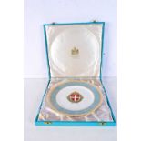 A limited edition boxed Spode Chichester Cathedral plate 26 .5 cm.