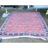 A huge Oriental rug 414 x 326 cm