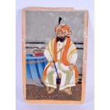 Sikh School (19th Century) Indian, Punjab, Painting of Maharaja Gulab Singh of Jammu, he was the