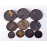 OLD COINS. 243 grams. (qty)