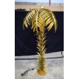 A large metal palm tree standing lamp 160 cm.