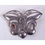 AN ANTIQUE SILVER INSECT BROOCH. 14 grams. 7 cm x 5 cm.