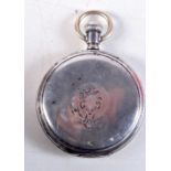 AN ANTIQUE SILVER POCKET WATCH. 101 grams. 5 cm wide.