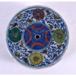 A CHINESE DOUCAI PORCELAIN WATER DROPPER 20th Century. 8 cm diameter.