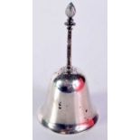 A SILVER BELL. 43 grams. 9.5 cm x 5 cm.