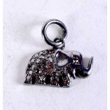 A SILVER CHARM. 0.8 grams. 1 cm x 1.25 cm.