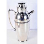 A LARGE SILVER PLATED EWER. 1033 grams. 31 cm x 18.5 cm.