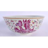 A CHINESE FAMILLE ROSE PORCELAIN BOWL Guangxu mark and probably of the period, painted with birds.