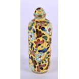 AN EARLY 20TH CENTURY CHINESE CLOISONNE ENAMEL SNUFF BOTTLE Late Qing/Republic. 8 cm x 3.5 cm.