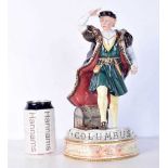 A Royal Doulton Christopher Columbus ceramic figure Limited edition 91/1492 30 cm.