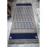 An Egyptian throw/large shawl. 227 x 95cm.