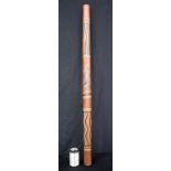 A hand painted didgeridoo 122 cm.