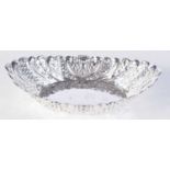 AN EDWARDIAN SILVER DISH. Sheffield 1909. 194 grams. 22.5 cm x 12 cm.