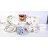 ASSORTED ENGLISH AND CONTINENTAL PORCELAIN WARES. (qty)