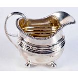 AN ANTIQUE SILVER CREAM JUG. London 1814. 210 grams. 13 cm x 10 cm.