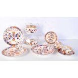 ASSORTED 19TH CENTURY WEDGWOOD IMARI WARES. (qty)