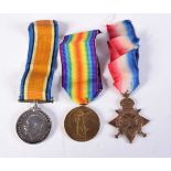 THREE WAR MEDALS. 5 cm x 3.75 cm. (3)