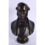 Carlo Marcochetti (1840-1849) Bronze, Bust of a male. 21 cm x 12 cm.