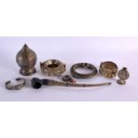 A COLLECTION OF MIDDLE EASTERN BEDOUIN SILVER. 515 grams. (qty)