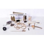 Miscellaneous group barrel cleaners, letter openers ,pourers, padlocks etc (Qty)