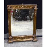A 19th Century giltwood framed mirror 76 x 56 cm.