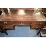 AN EARLY 20TH CENTURY CHINESE CARVED HARDWOOD RECTANGULAR DESK Late Qing/Republic. 123 cm x 80 cm